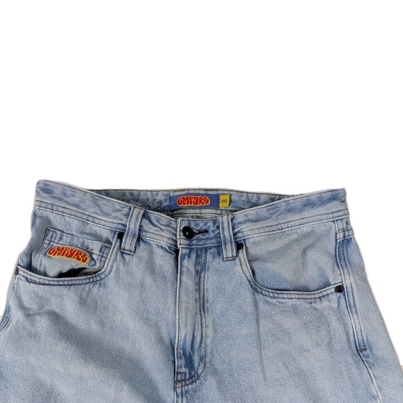 Empyre Jeans Womens Size 30 Blue Denim Relax Fit Y2K Skateboard Streetwear - Picture 11 of 16
